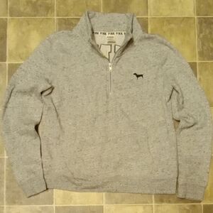 VS PINK Quater Zip Up Sweatshirt Size Medium